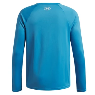 Thumbnail 2: Under Armour Big Boys' Show Me Sweat Long Sleeve Performance Shirt - Blue 