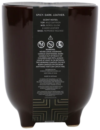Thumbnail 2: Jonathan Adler 24 oz Spiced Leather Candle 