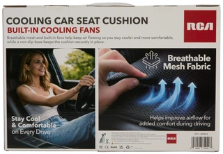 Thumbnail 2: RCA Cooling Car Seat Cushion with Built-In Fans 