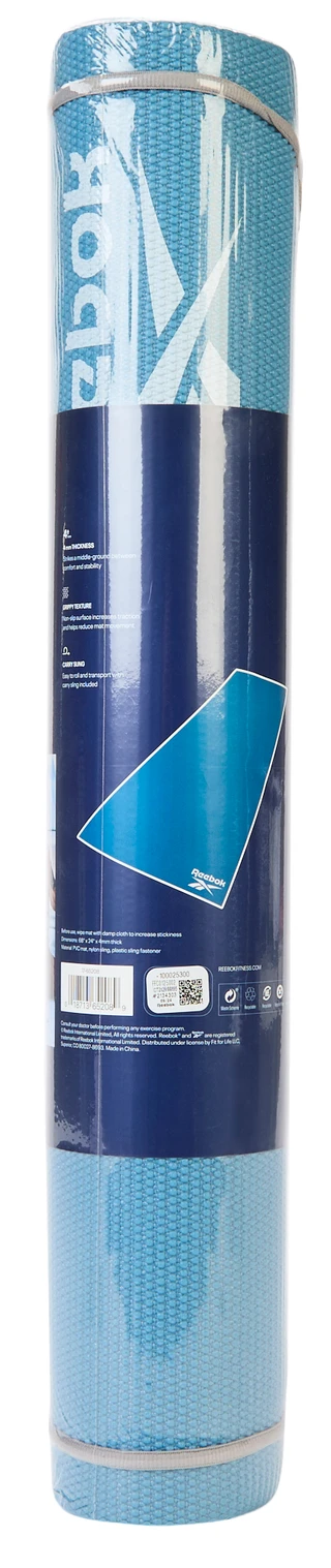 Thumbnail 3: Reebok Fitness Yoga Mat with Carry Strap - Blue 