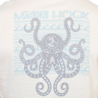 Thumbnail 2: Maori Hook Men's Short Sleeve Octopus Graphic Crew Neck Tee 