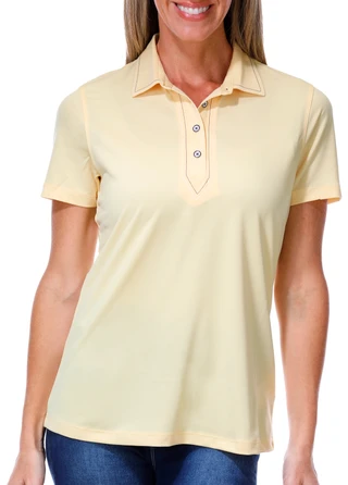 Thumbnail 1: GREG NORMAN Women's Short Sleeve Stitch Performance Polo 