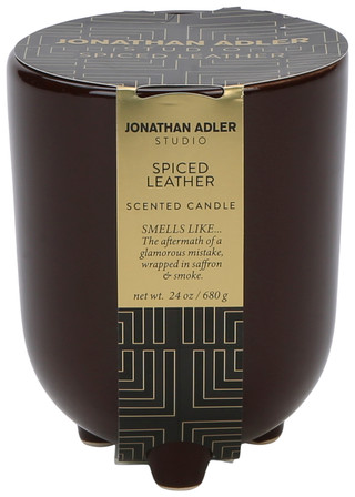 Thumbnail 1: Jonathan Adler 24 oz Spiced Leather Scented Candle 