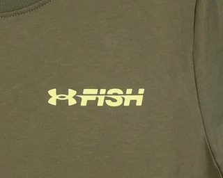 Thumbnail 2: Under Armour Big Boys' UA Fish Bass Strike Short Sleeve T-Shirt 