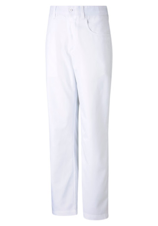 Thumbnail 2: Puma Golf Big Boys' 5-Pocket Performance Pants - White 