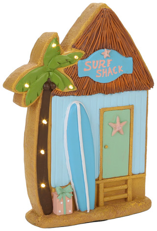 Thumbnail 1: Fancy That 10x15 Christmas LED Surf Shack Gingerbread House Home Decor 