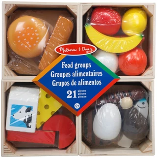 Thumbnail 1: Melissa & Doug 21 Pc Food Groups Playset 