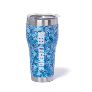 Thumbnail 1: REEL LEGENDS 30 oz Tails, Tides & Good Times Stainless Steel Tumbler 