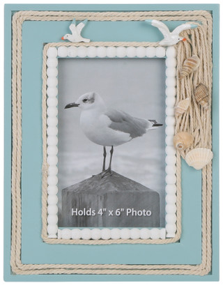 Thumbnail 1: Fancy That 9x7 Shorebird Shells Photo Frame 