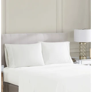 Thumbnail 3: Borghese Borghese Roma 400TC 100% Cotton Percale Sheet Set 