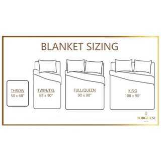 Thumbnail 25: Borghese Borghese Roma Luxe Cotton Blanket 