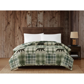 Thumbnail 1: Mossy Oak Mossy Oak Bear Patchwork Comforter 