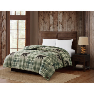 Thumbnail 11: Mossy Oak Mossy Oak Bear Patchwork Comforter 
