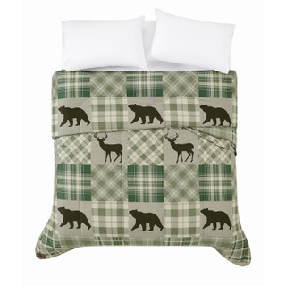 Thumbnail 12: Mossy Oak Mossy Oak Bear Patchwork Comforter 