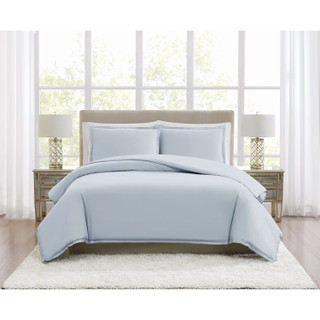 Thumbnail 1: Borghese Borghese Roma 400TC 100% Cotton Percale Duvet Set 