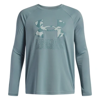 Thumbnail 1: Under Armour Big Boys' Hybrid Print Fill Long Sleeve Performance Shirt 