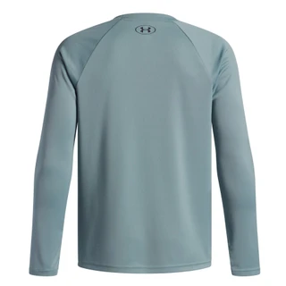 Thumbnail 2: Under Armour Big Boys' Hybrid Print Fill Long Sleeve Performance Shirt 