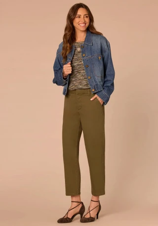 Thumbnail 4: Democracy Women's Elastic Hem Crop Jacket 