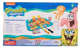 Thumbnail 2: Nickelodeon 27 Pc Sponge Bob Krabby Patty Cook Play Set with Tray 