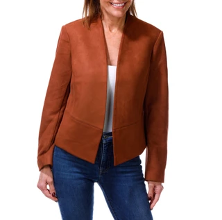 Thumbnail 1: NINE WEST Women's Suede Open Front Jacket  