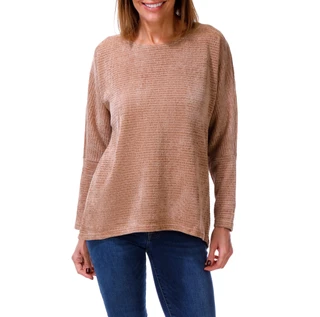 Thumbnail 1: Chenault Women's Long Sleeve Crew Neck Chenille Top 
