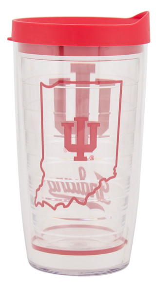 Thumbnail 2: Indiana University 16 oz Indiana Hoosiers Plastic Tumbler 
