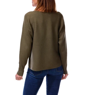 Thumbnail 2: RIO & RIAN Women's Long Sleeve Boat Neck Dolman Sweater  