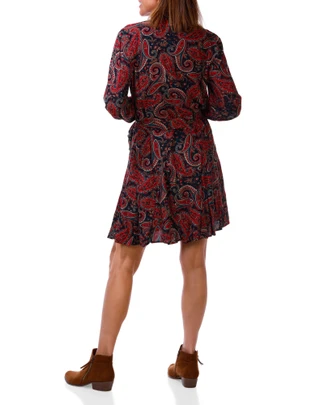 Thumbnail 2: Nautica Women's 3/4 Sleeve Printed Casual Dress 