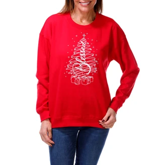Thumbnail 1: Magical Season Women's Christmas Tree Graphic Pullover Sweater 