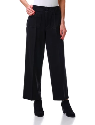 Thumbnail 1: Zac & Rachel Women's High Rise Wide Leg Pull On Pants  