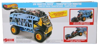 Thumbnail 2: Hot Wheels 4 Pc Monster Trucks Transporter Playset  