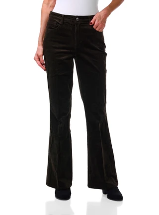 Thumbnail 1: D. Jeans Women's High Rise Corduroy Flare Pants  