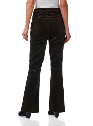 Thumbnail 2: D. Jeans Women's High Rise Corduroy Flare Pants  