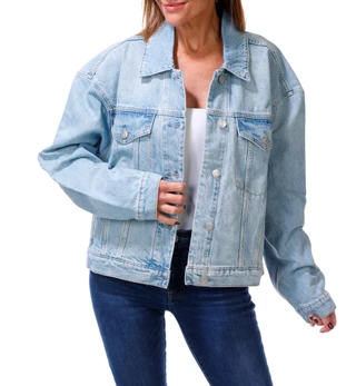 Thumbnail 1: Z SUPPLY Women's Relaxed Fit Denim Jacket  