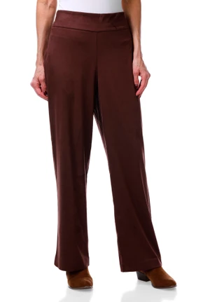 Thumbnail 1: JONES NEW YORK Women's Suede Pull On Wide Leg Pants  