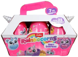 Thumbnail 2: Zuru 6 Pk Rainbocorns Baby Suprise Myster Eggs  