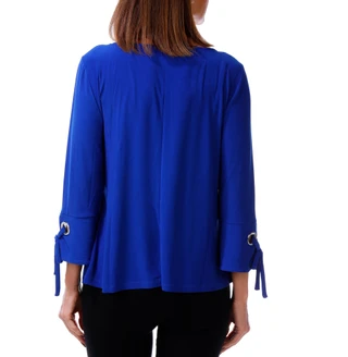 Thumbnail 2: Vince Camuto Women's 3/4 Grommet Tie Sleeve Top 