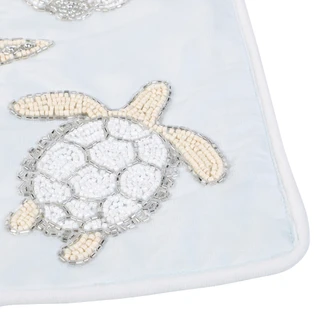 Thumbnail 2: . 13x36 Beaded Sea Life Table Runner 