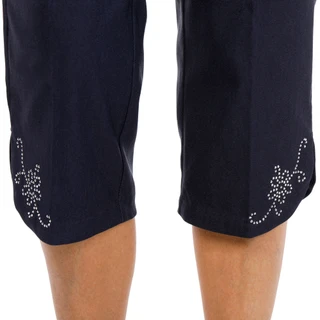 Thumbnail 2: Coral Bay Petite Rhinestone Hem Bermuda Shorts 