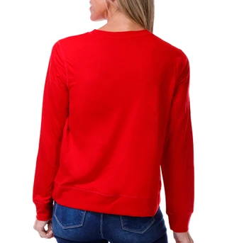 Thumbnail 4: Coral Bay Women's Long Sleeve Christmas Tree Top  