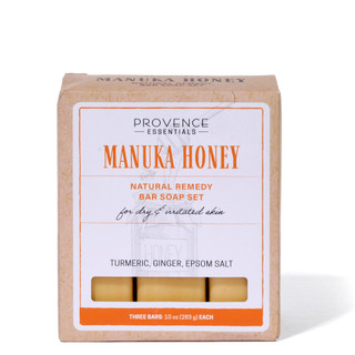 Thumbnail 1: Olivia Care Provence Essentials Manuka Honey Bar Soap Set 
