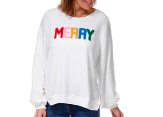 Thumbnail 1: Magical Season Women's Long Sleeve Pullover Light Christmas Sweater 