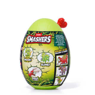 Thumbnail 2: Zuru 4 Pc Mini Jurassic Light-Up Dino Egg Smasher Toy Set  