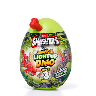 Thumbnail 1: Zuru 4 Pc Mini Jurassic Light-Up Dino Egg Smasher Toy Set  
