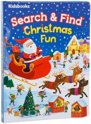 Thumbnail 1: KIDSBOOKS Search & Find Christmas Fun Children's Book  