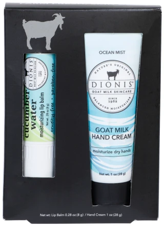 Thumbnail 1: Dionis 2 Pk Goat Milk Skincare Lip Balm And Hand Cream Set  