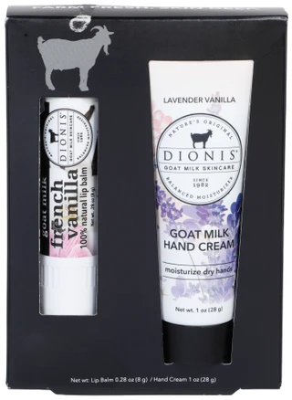 Thumbnail 2: Dionis 2 Pc Goat Milk Skincare Lip Balm And Hand Cream Set  