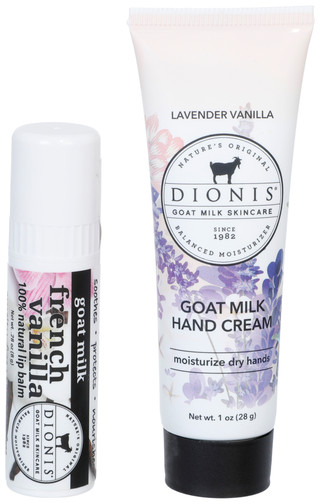 Thumbnail 1: Dionis 2 Pc Goat Milk Skincare Lip Balm And Hand Cream Set  
