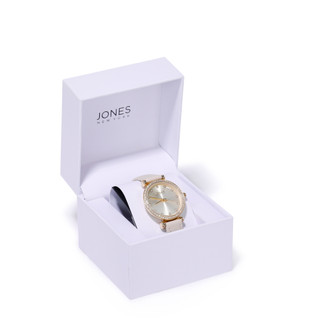 Thumbnail 1: JONES NEW YORK Women's Wrist Watch w/ Crystal Digits & Leather Straps  