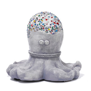Thumbnail 1: . 11 In Colorful Mosaic Octopus Garden Decor 
